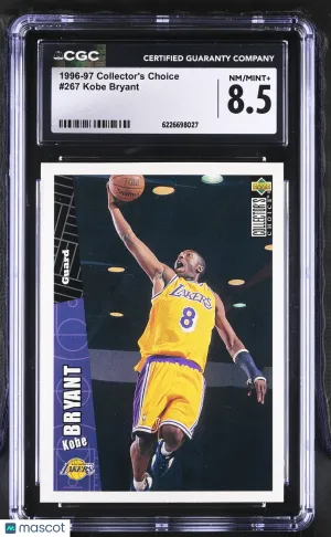 1996-97 Collector's Choice Kobe Bryant #267 CGC 8.5 Los Angeles Lakers
