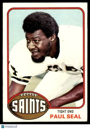 1976 Football Card Paul Seal #228