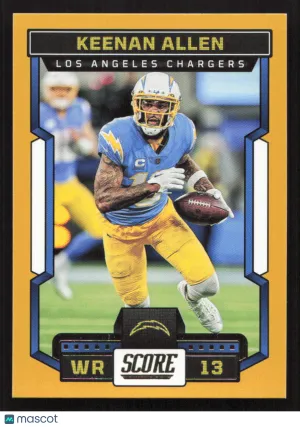 2023 Score Keenan Allen #146 Gold