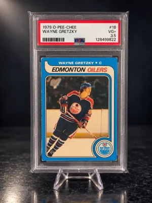 1979-80 O-Pee-Chee - Wayne Gretzky #18 (RC) PSA 3.5