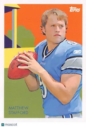 2009 Topps Football Stars Matthew Stafford #37 Detroit Lions