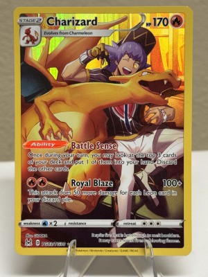 Charizard TG03/TG30 Swsh11: Lost Origin Trainer Gallery Holo Illustration Rare