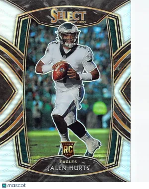 2020 Panini Select Jalen Hurts Rookie RC #250 Philadelphia Eagles