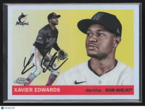 2025 Topps Chrome Xavier Edwards #88 Refractor