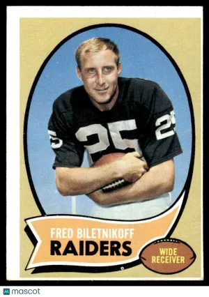 1970 Football Card Fred Biletnikoff #85