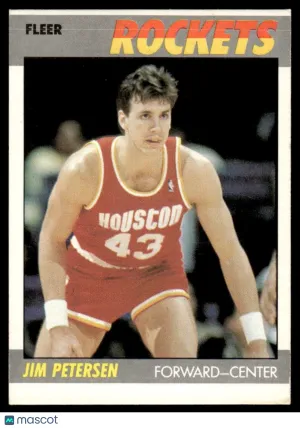 1987 Basketball Jim Petersen #86