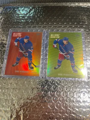 2025 Gabe Perreault Allure Red-Orange & Yellow-Green Rookie