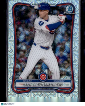 2026 Bowman Chrome Mega Box Pete Crow-Armstrong #91 Mojo Refractor