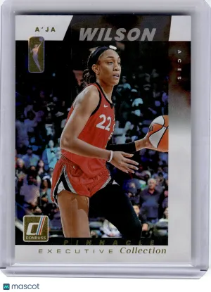 2025 Panini Donruss Basketball—A'ja Wilson #13 Executive Collection —