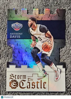 2016 Panini Excalibur #18 Anthony Davis Storm the Castle Die-Cut