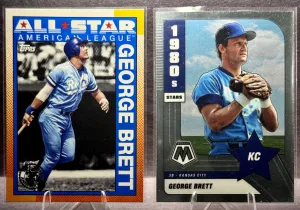 2 Inserts/ George Brett - Kansas City Royals