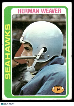 1978 Football Herman Weaver #103
