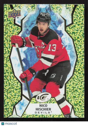 2021-22 Upper Deck Ice Nico Hischier #82 Green