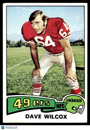 1975 Football Dave Wilcox #331