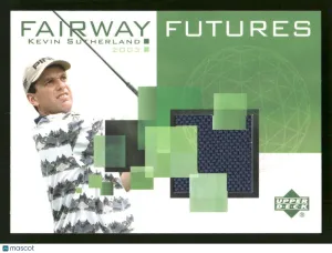 2003 Upper Deck Kevin Sutherland #FU-KS Fairway Futures Relic MEM