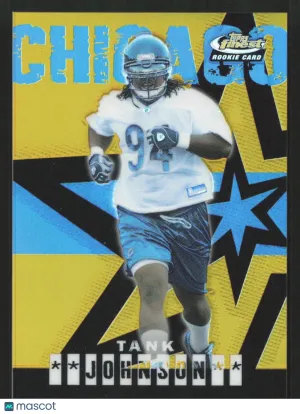 2004 Finest Tank Johnson #96 Gold Refractors SN,RC