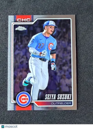 2026 Topps Chrome 34 Seiya Suzuki Chicago Cubs