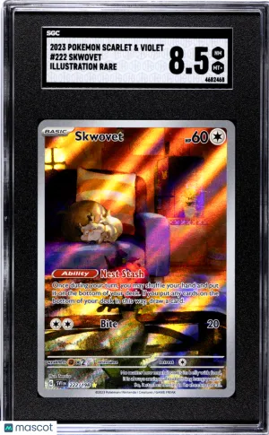 2023 Pokemon Scarlet & Violet Skwovet SGC 8.5 #222