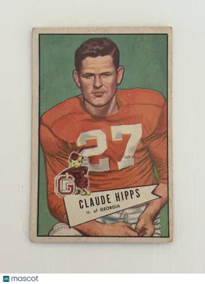 1952 Bowman Claude Hipps #41 VG-EX