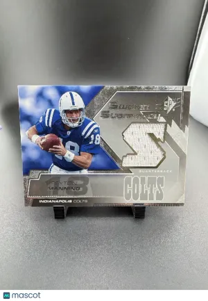 2005 Upper Deck SPx Swatch Supremacy Peyton Manning #SW-PM Game-Used Jersey Memorabilia