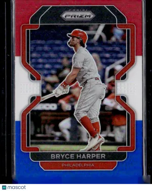 2022 Panini Prizm Bryce Harper #6 Red White Blue