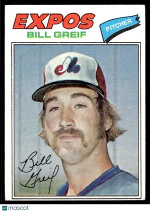 1977 Baseball Card Bill Greif #112
