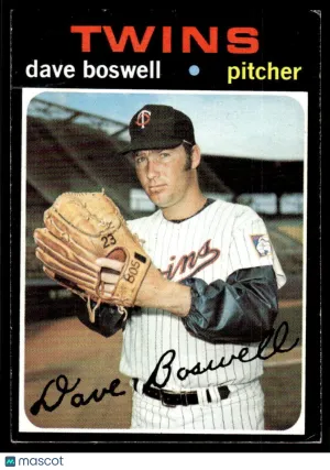 1971 Baseball Card Dave Boswell #675