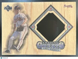 Flagship Greg Maddux Amazing Greats #AG11 Atlanta Braves