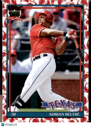 2013 Topps Archives Adrian Beltre #T91-59 Red Koi Fish