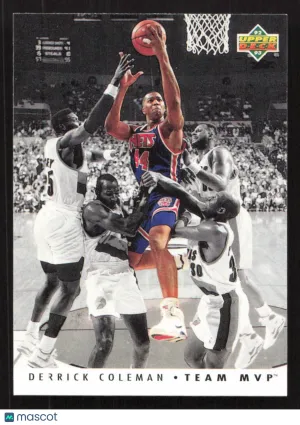 1992-93 Upper Deck Derrick Coleman #TM18 Team MVPs
