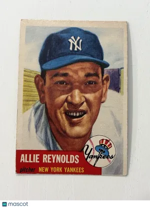 1953 Topps Allie Reynolds #141 EX-NM Nicely Centered