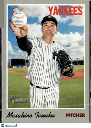 2019 Topps Heritage Masahiro Tanaka #100