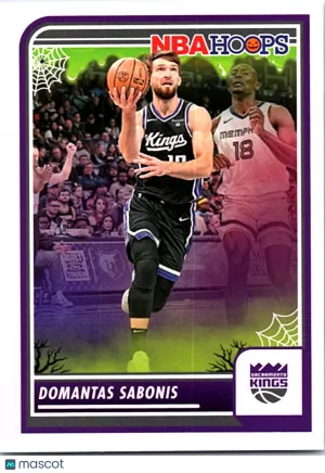 2024 Panini NBA Hoops Haunted Hoops Domantas Sabonis #154