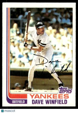 1982 Baseball Card Dave Winfield #600