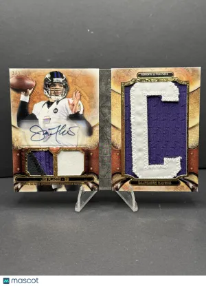 2013 Topps Triple Threads Football Joe Flacco #TTLPAR-JF Patch 3 / 3 Memorabilia