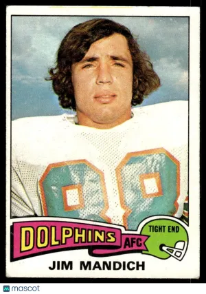 1975 Football Jim Mandich #48