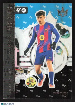 2025-26 Panini Pitch Kings Pedri Artist Proof SP #1 FC Barcelona Soccer Card