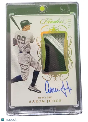 2020 Panini Flawless Baseball Aaron Judge #PA-AJ Autograph 05/10 Patch
