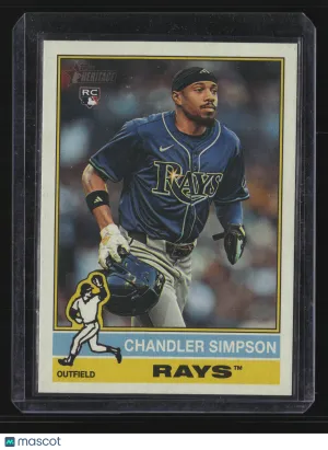 Chandler Simpson 2025 Topps Heritage High Number #519-Image Variations (RC)
