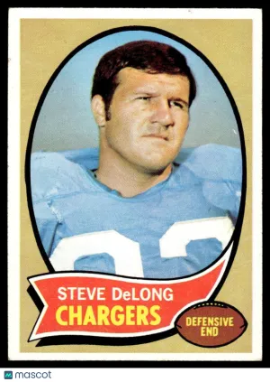 1970 Football Card Steve DeLong #49