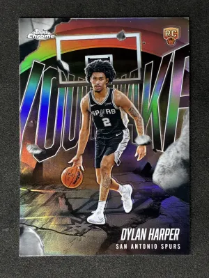 2025-26 Topps Chrome Dylan Harper Rookie #YQ-2 Youthquake Refractor