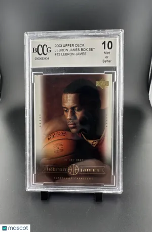 2003-04 Upper Deck Lebron James LeBron James #13 [Base] Rookie Base Set BGS 10