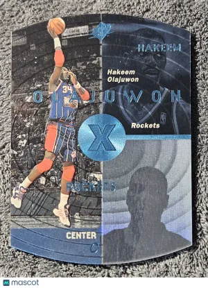 1997 SPx #18 Hakeem Olajuwon Sky Blue