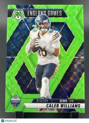 2025 Panini Mosaic Caleb Williams #253 Green Mosaic Prizm / Parallel/Variety Prizm