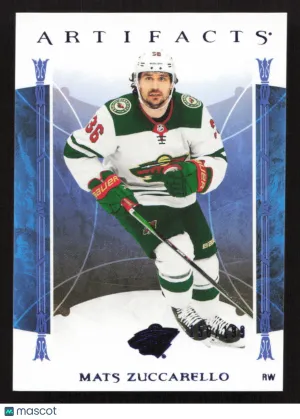 2022-23 Upper Deck Artifacts Mats Zuccarello #6 Royal Blue SN