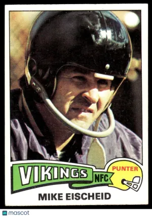 1975 Football Mike Eischeid #343