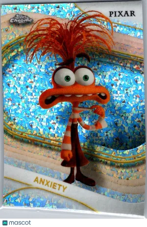 Anxiety 2025 Topps Chrome Disney Pixar Mini Dimaonds Refractor #84