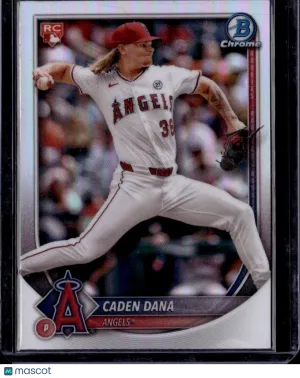2025 Bowman #94 Caden Dana Bowman Chrome Red Rookie Logo