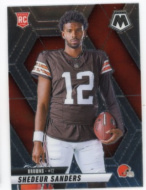 2025 Panini Mosaic #290 Shedeur Sanders Variation front