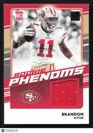 2020 Donruss Brandon Aiyuk #RP-BA Rookie Phenom Jerseys Blue MEM